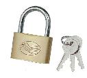 Light duty brass padlock