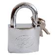 Chrome plated iron padlock