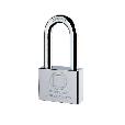 Chrome plated square iron padlock