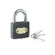 Grey color iron padlock