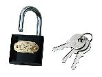 Light duty iron padlock grey color