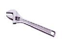 European type electric plated adjustable wrench with square hole