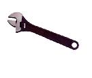 European type phosphorized adjustable wrench with round hole