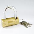 Brass hammer padlock