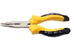 Heavy duty plastic insulated handle Germany type long nose plier nickel plated