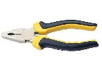 Double color plastic iinsulated handle Germany type combination plier nickel plated