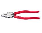 Japanese type combination plier polished with red insulated handle