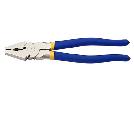 Heavy duty dipped handle fencing plier nickel plated