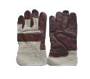 Dark colour furniture leather glove,patched palm