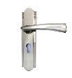 Door lock handle alluminium alloy solid silk silver finish