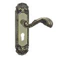 Door lock handle aluminium alloy antique brass finish