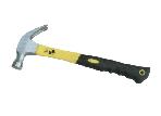 AMERICAN TYPE CLAW HAMMER WITH DOUBLE COLOR PLASTIC COATING HANDLE