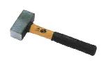 FRENCH TYPE STONING HAMMER WITH FIBRE GLASS HANDLE