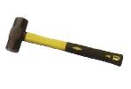 SLEDGE HAMMER WITH DOUBLE COLOR PLASTIC COATING HANDLE