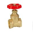 Brass gate valve