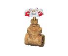 Brass gate valve